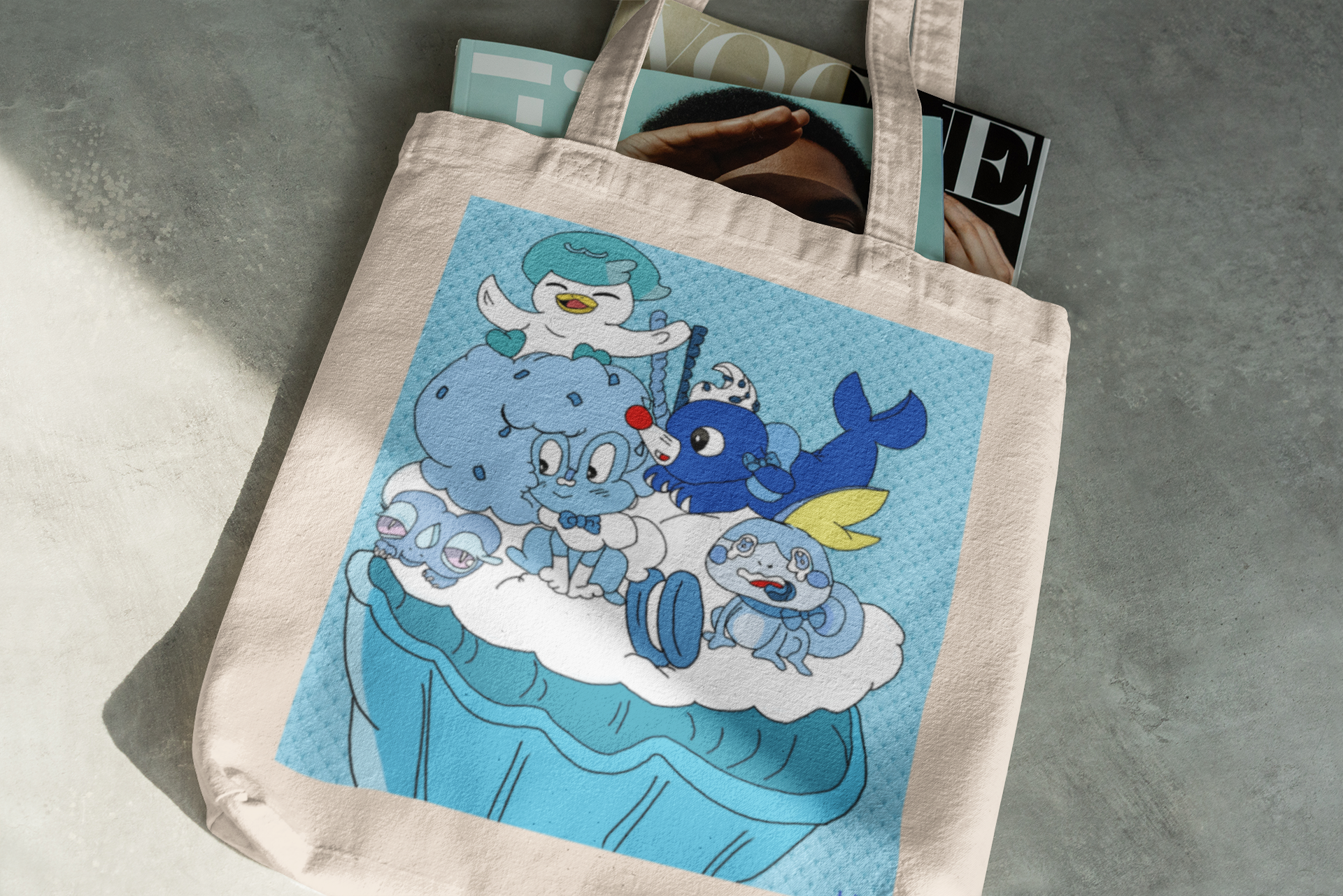 Water Type Preorder Tote bag