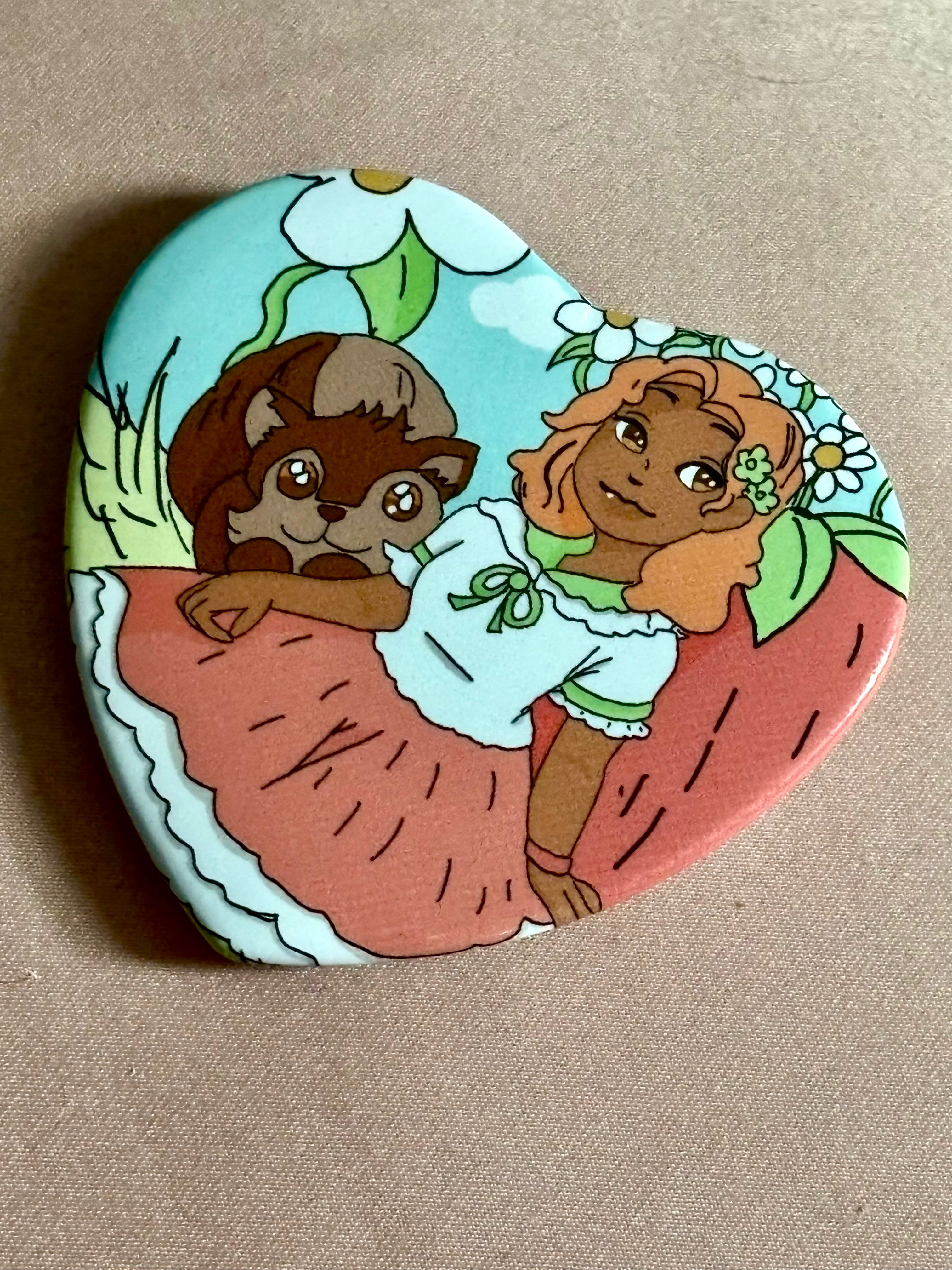 Strawberry buttons