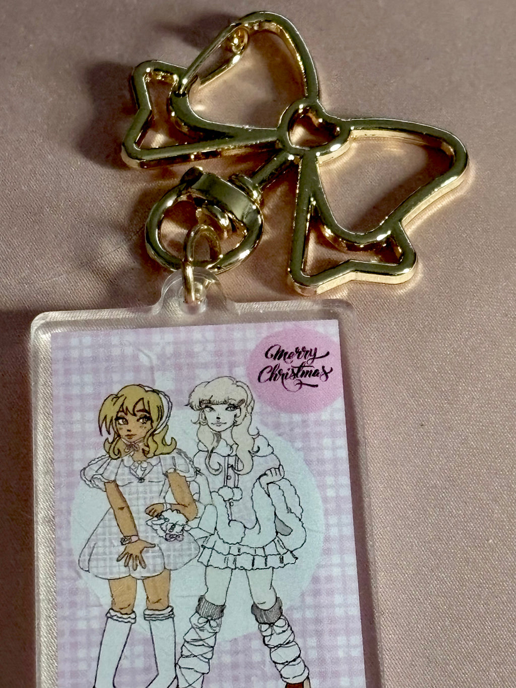 Merry Christmas keychains Oc art